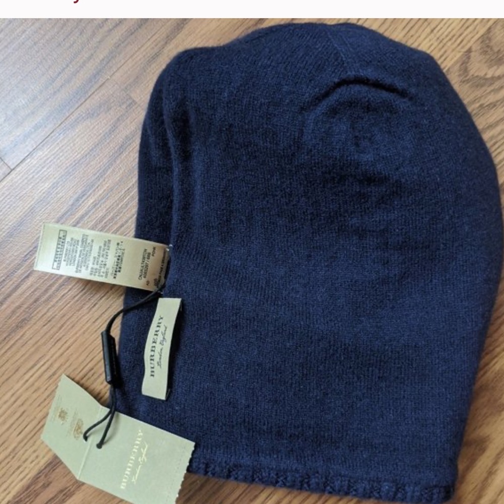 Burberry💙Rubbed Open Top Cashmere Color Block - Picture 4 of 5